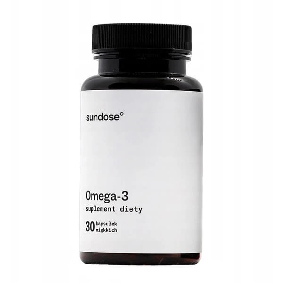 Sundose Omega-3 ácidos, cápsulas blandas, 30 uds.