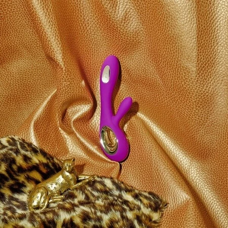 Lelo Soraya Wave Deep Rose, bunny type vibrator, 1 pc.