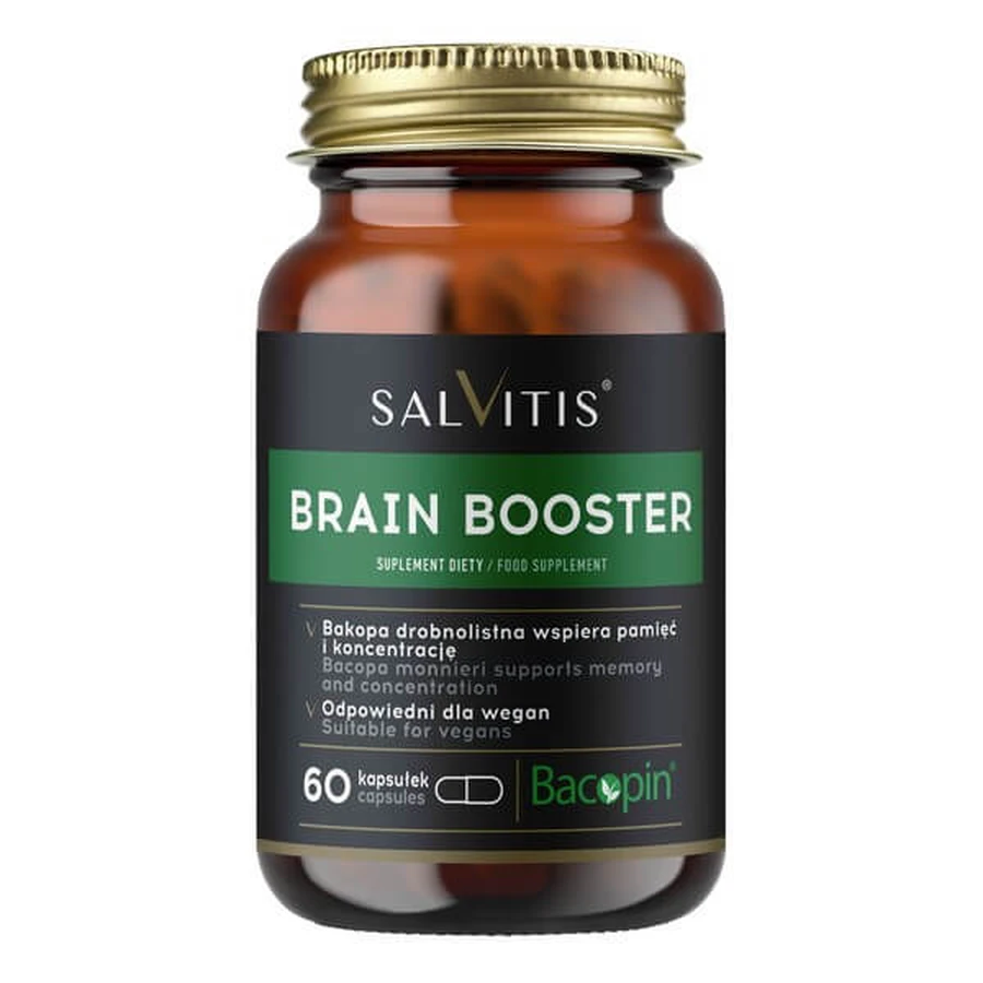 Salvitis Brain Booster, capsules, 60 pcs.