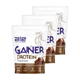 3er-Set ALE Gainer Protein Schokoladengeschmack