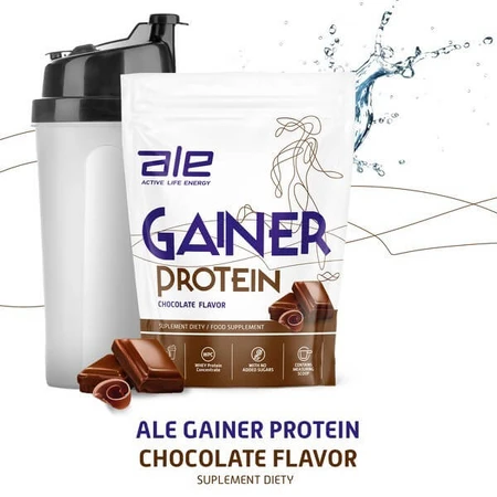 3er-Set ALE Gainer Protein Schokoladengeschmack