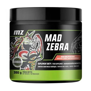 MZ Mad Zebra, powder, grapefruit flavor, 300 g