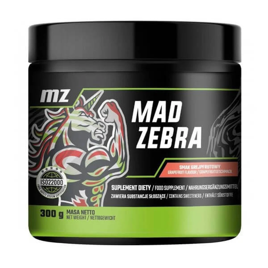 MZ Mad Zebra, powder, grapefruit flavor, 300 g