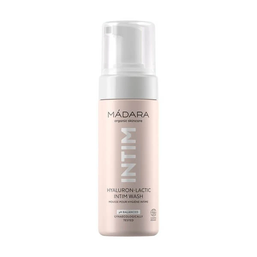 Madara Hyaluron-Lactic Intim Wash, gentle intimate hygiene mousse, 150 ml
