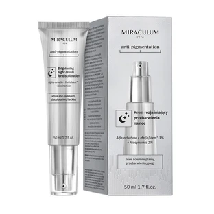 Miraculum Anti-Pigmentación, crema de noche iluminadora de la decoloración, 50 ml