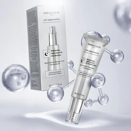 Miraculum Anti-Pigmentación, crema de noche iluminadora de la decoloración, 50 ml