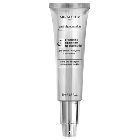 Miraculum Anti-Pigmentación, crema de noche iluminadora de la decoloración, 50 ml
