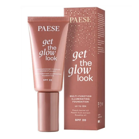 Paese Get The Glow Look, illuminating foundation, 0N Neutral Beige, 30 ml.