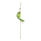 Pet Nova Cat, caña de pescar con ratón verde, 40 cm, 1 ud.