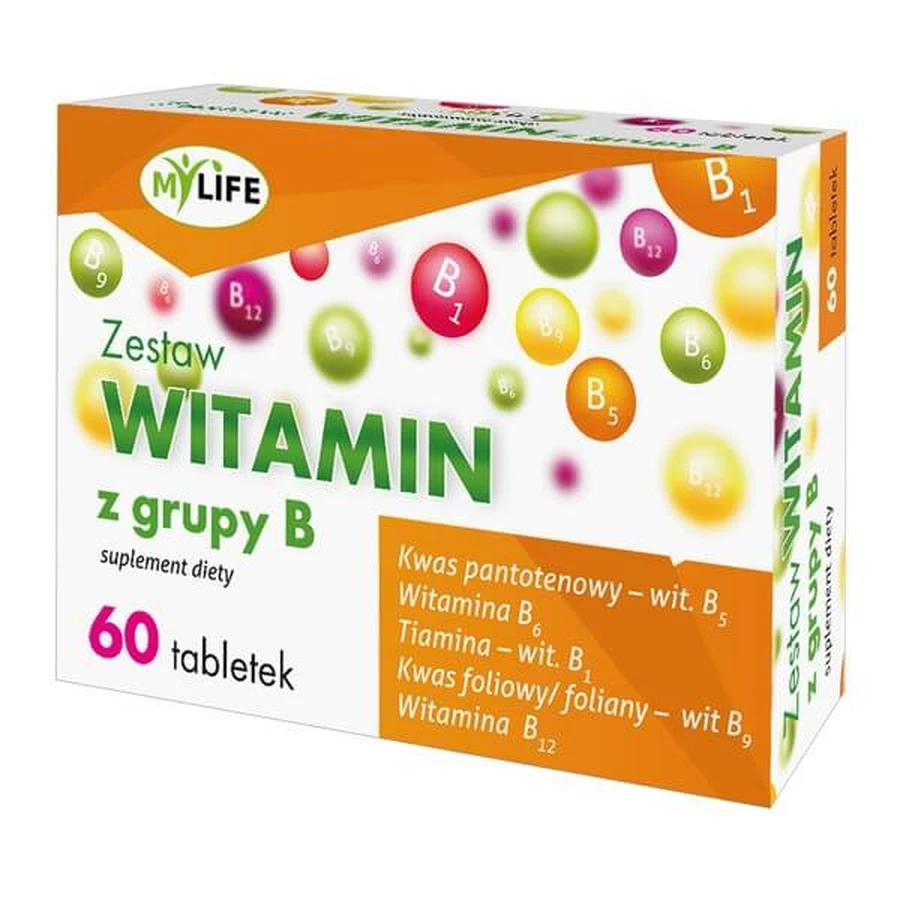 MyLife B vitamin set, tablets, 60 pcs.