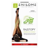 Enilome Healthy Beauty Aloe, halbmatte Strumpfhose, Farbe Nero, Größe S, 15 DEN