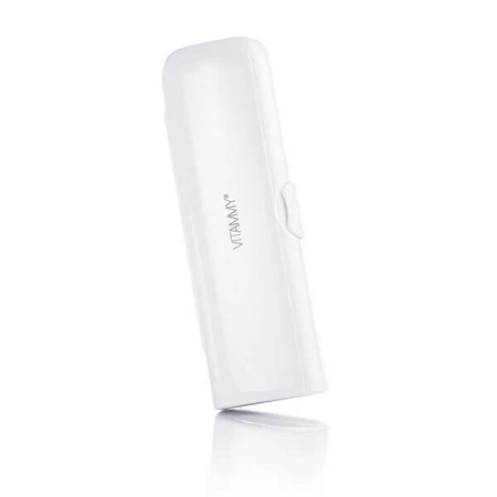 Vitammy Case 1, estuche para cepillo de dientes sónico, color blanco, 1 ud.