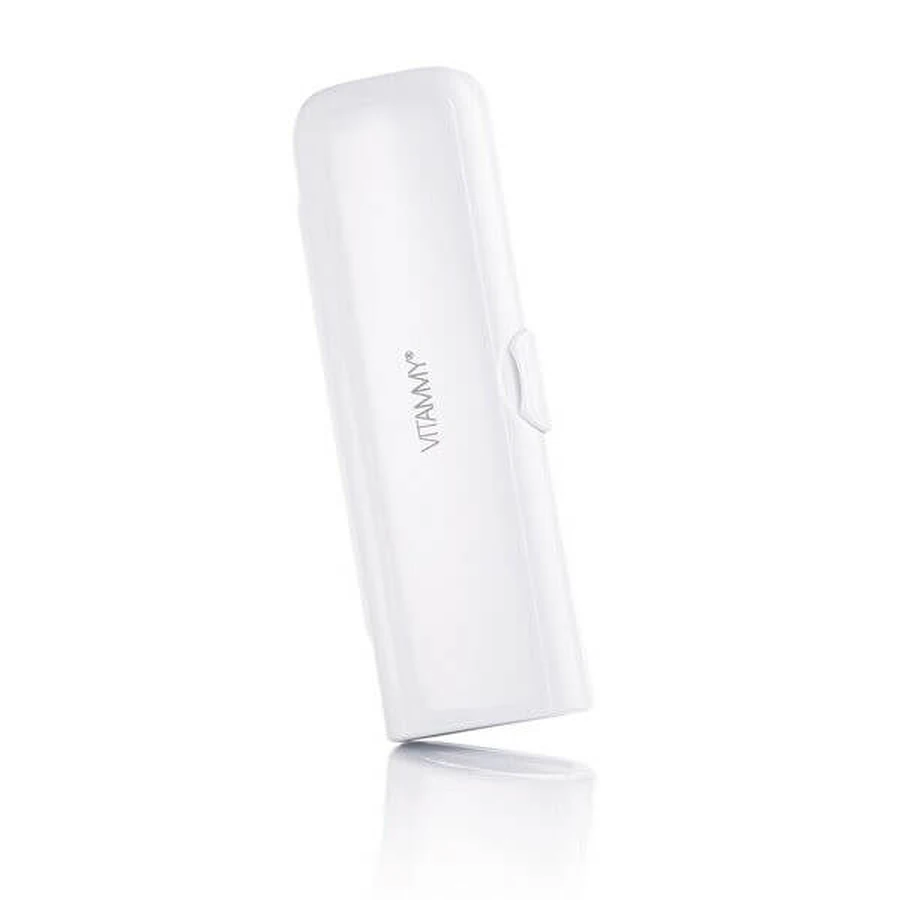 Vitammy Case 1, estuche para cepillo de dientes sónico, color blanco, 1 ud.
