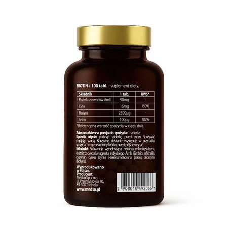 Medso Bioti+ für Haare, Tabletten, 100 Stück.