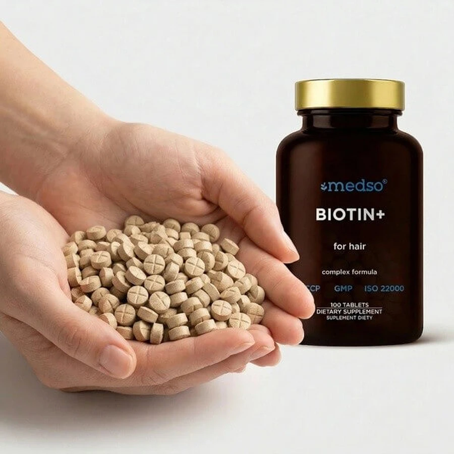 Medso Bioti+ für Haare, Tabletten, 100 Stück.