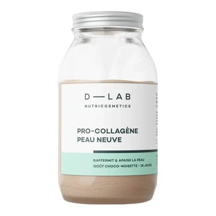 D-LAB Pro-Collagene Peau Neuve, pulbere, aromă de alune și ciocolată, 170.8 g