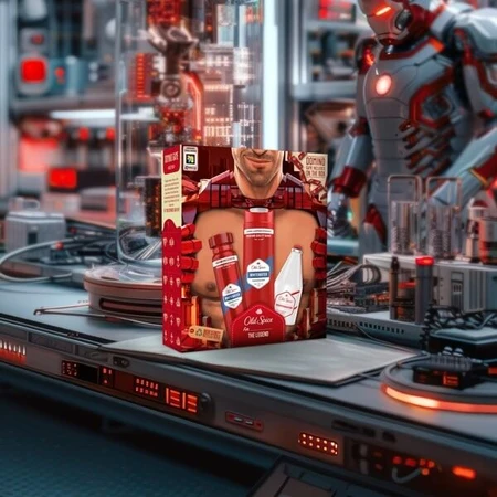 Set de regalo Old Spice Whitewater Ironman con gel de ducha