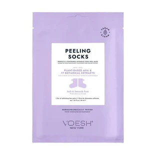Voesh, exfoliating foot socks, 1 pair