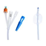 Outline, sonde de Foley urologique, à trois voies avec valve en plastique et marqueur de contraste, CH 16/30 ml, 1 pc.