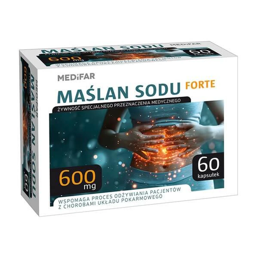 Medifar, sodium butyrate Forte, capsules, 60 pcs.