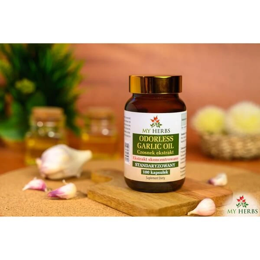 Odorless Garlic Oil, capsules, 100 pcs.