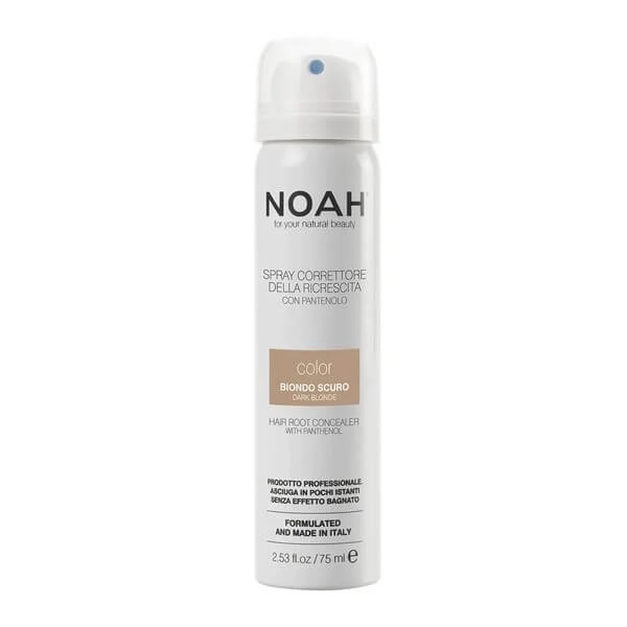 NOAH Hair Root Concealer, spray de retouche des racines, blond foncé, 75 ml.