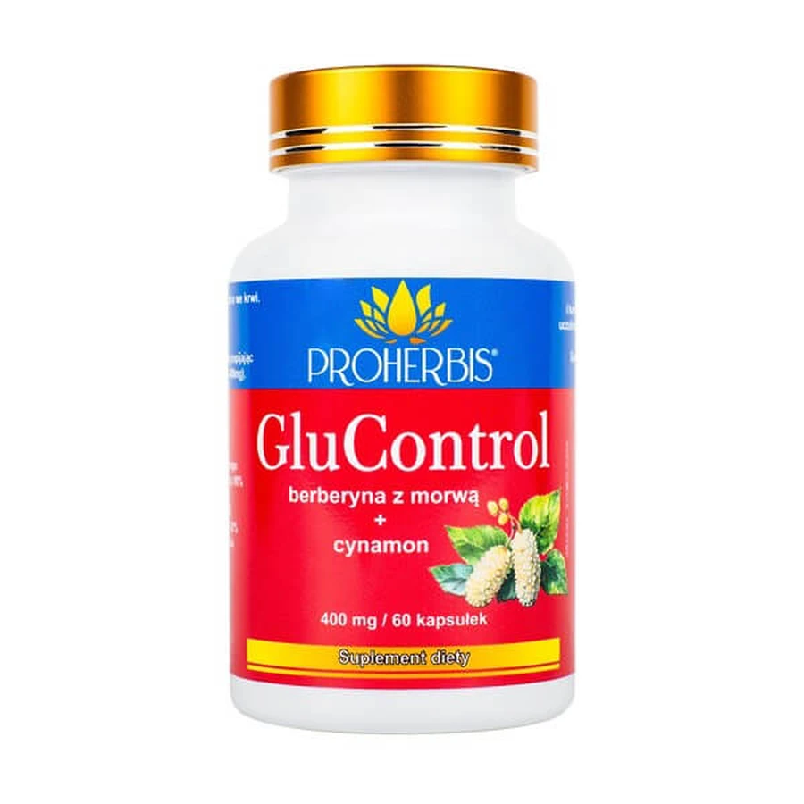 Proherbis GluControl, cápsulas, 60 uds.