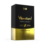 ¡Vibración Intt! Vodka &amp; Energía, gel estimulante, 15 ml