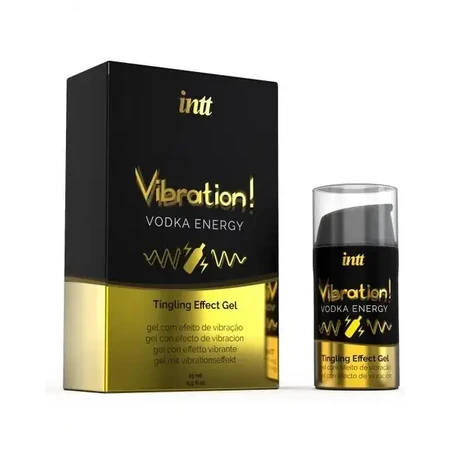 ¡Vibración Intt! Vodka &amp; Energía, gel estimulante, 15 ml