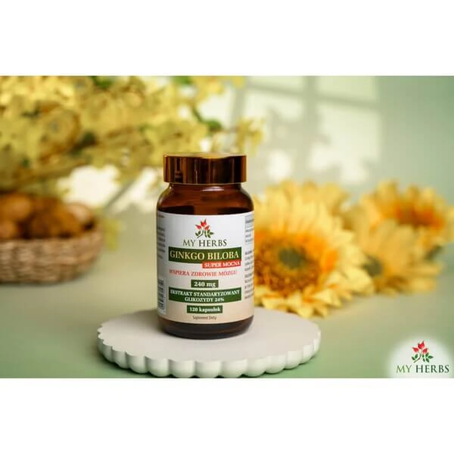 My Herbs Ginko Biloba Super Sterk, capsules, 120 st.