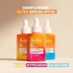 Avene Eau Thermale Ultra Serum, long-lasting moisturizing serum, SPF 50+, 30ml