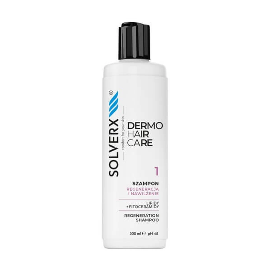 Solverx dermoHAIR, regenererende shampoo, 300 ml