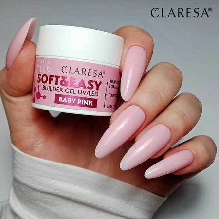 Claresa Soft&amp;Easy Builder Gel, nail building gel, Baby Pink, 45 g