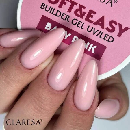 Claresa Soft&amp;Easy Builder Gel, nail building gel, Baby Pink, 45 g