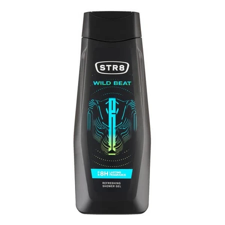 STR8 Wild Beat, gel de ducha refrescante, 400 ml