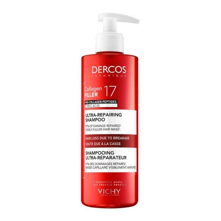 Vichy Dercos, Collagen 17 Filler, ultra-regenerating shampoo, 400 ml