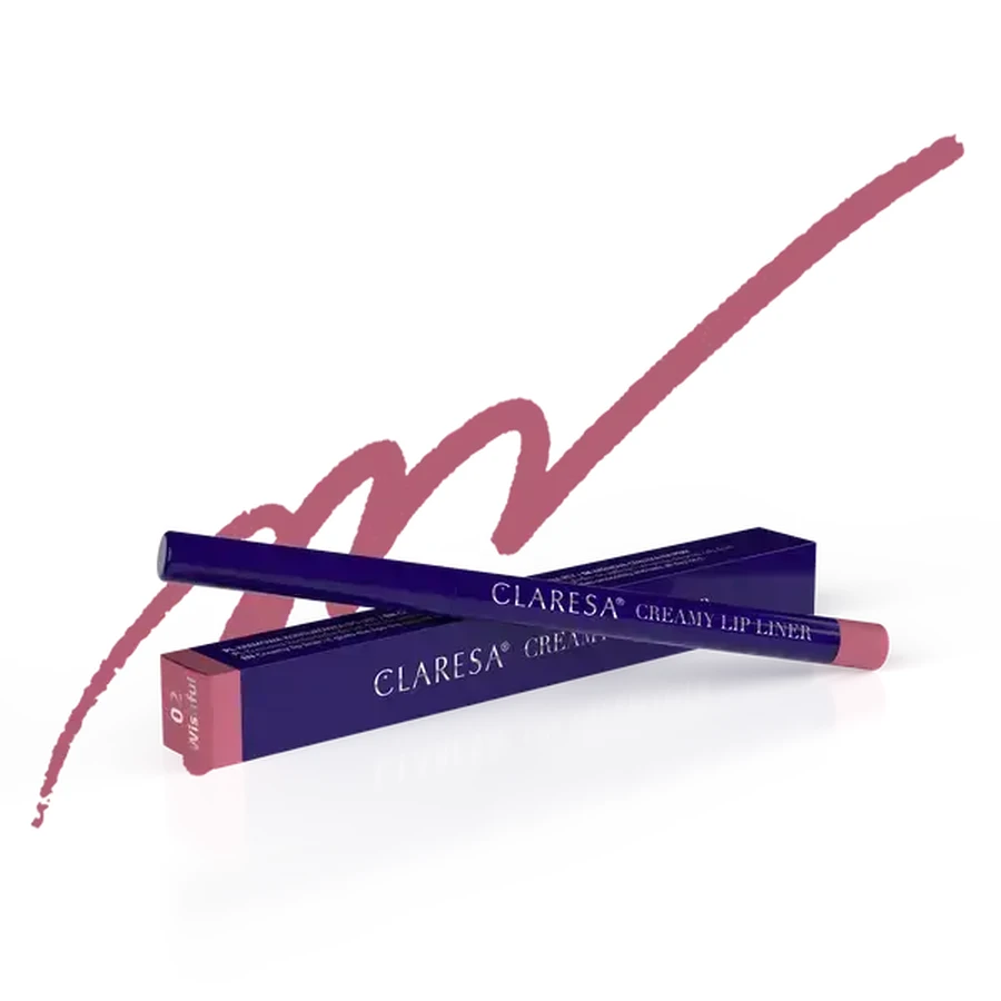 Claresa Creamy Lip Liner, cremiger Lippenkonturenstift, 02 Wishful, 0,35 g