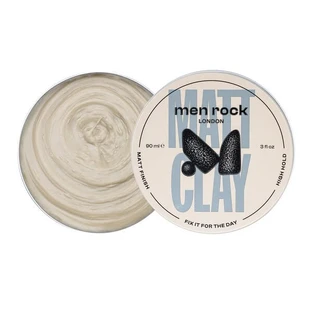 Men Rock, Matt Clay, matte styling clay for thick and frizzy hair, 90 ml