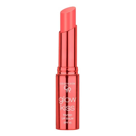 Golden Rose Glow Kiss Getinte Lippenbalsem, kleurende lippenbalsem, 04 Perzik, 3 g