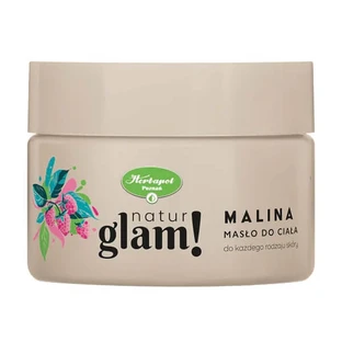 Natur Glam, Manteca corporal, Frambuesa, 300 ml