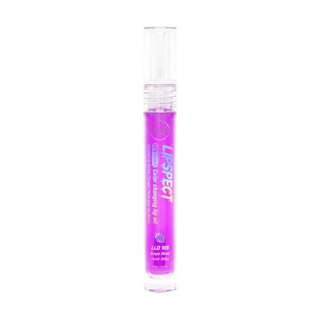 J.Cat Beauty Lipspect Lip Switch Color Changing Lip Oil, 105 Grape Minds Think Alike, 3.5 ml.