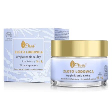 AVA Glacier Gold, facial skin smoothing cream, 50 ml