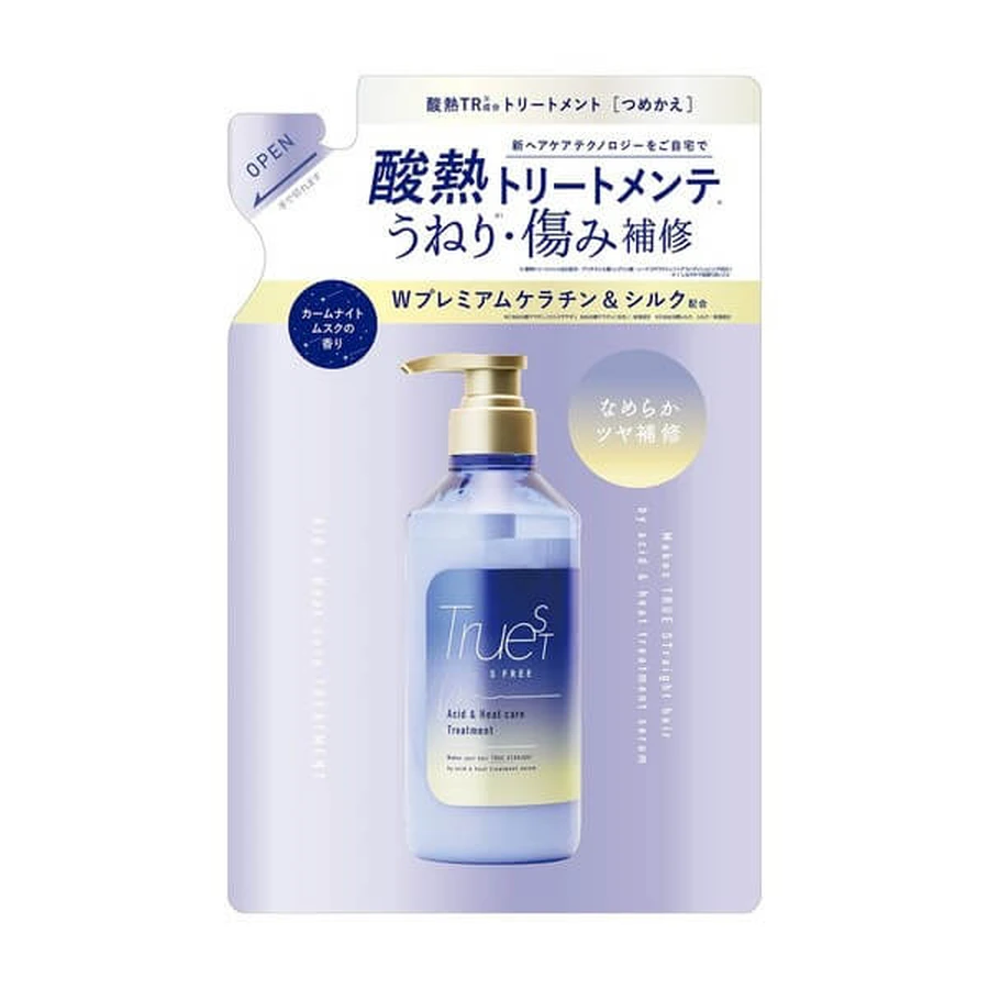 Truest by S Free Acid &amp; Heat Care, herstellende conditioner, navulling, 400 ml