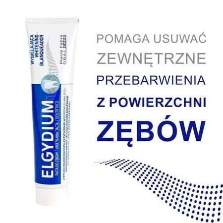 Lote de 2 x 75 ml, Elgydium Whitening, pasta dentífrica, blanqueamiento