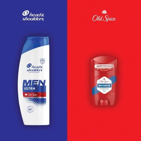 Old Spice Whitewater set, deodorant stick voor mannen 50 ml + Head &amp; Shoulders Men Ultra Old Spice, shampoo voor mannen, 330 ml