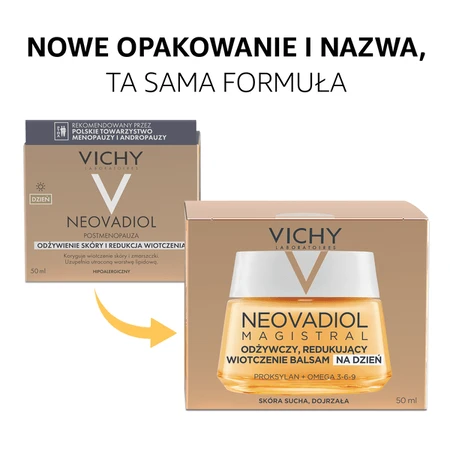 Vichy Neovadiol Magistral Set, nährende und schlaffördernde Tageslotion, 50 ml + nährende und oval formende Nachtcreme, 50 ml