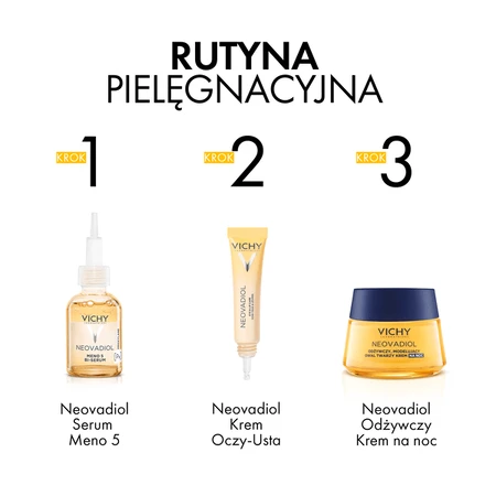 Vichy Neovadiol Magistral Set, nährende und schlaffördernde Tageslotion, 50 ml + nährende und oval formende Nachtcreme, 50 ml