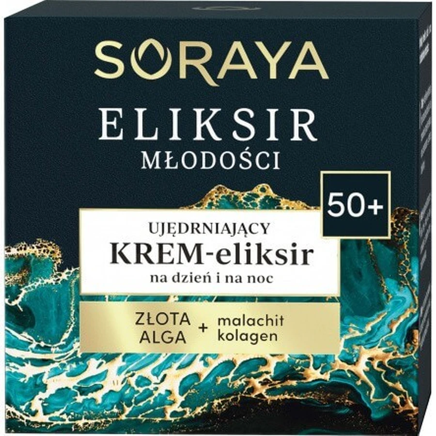 Soraya Elixir of Youth, cremă de zi și de noapte cu efect de fermitate-elixir 50+, 50 ml