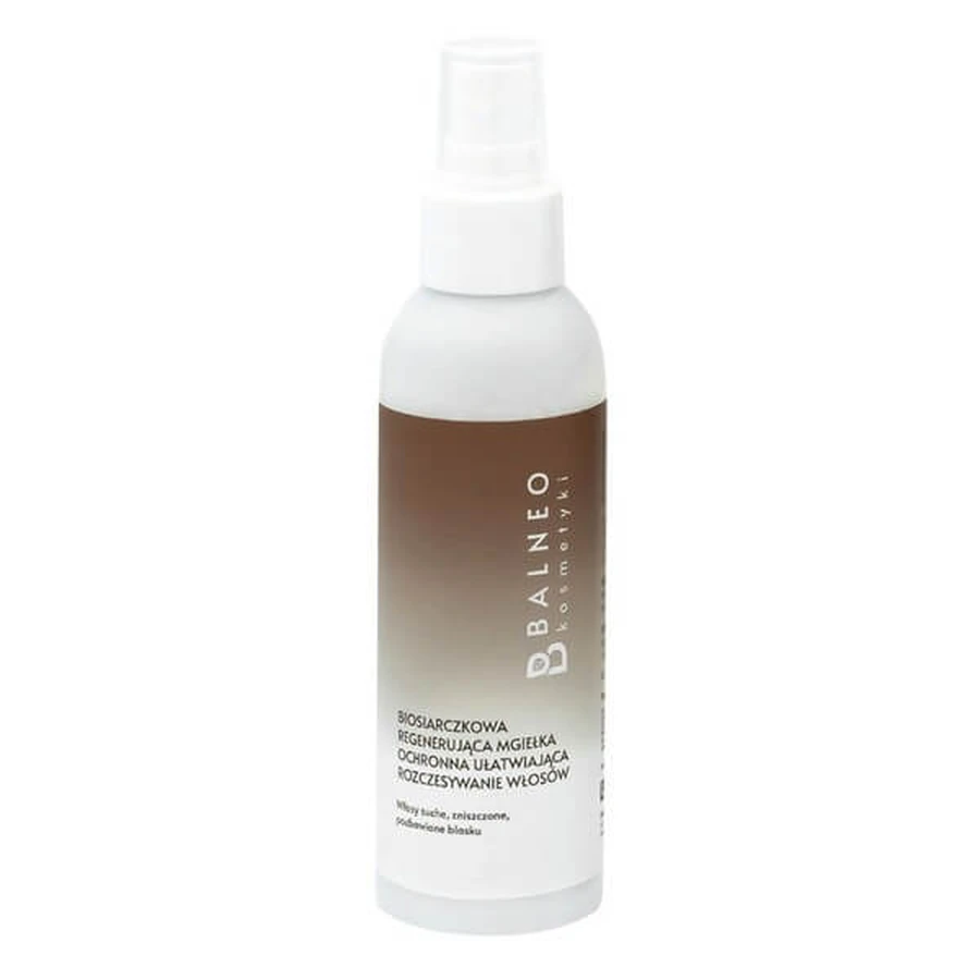 Balneocosmetics, biosulfide protective mist to make combing hair easier, 150 ml