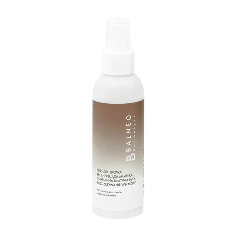Balneocosmetics, biosulfide protective mist to make combing hair easier, 150 ml
